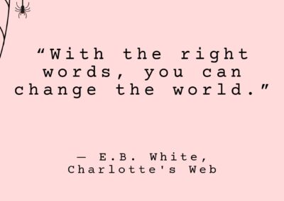 E.B. White motivational quote